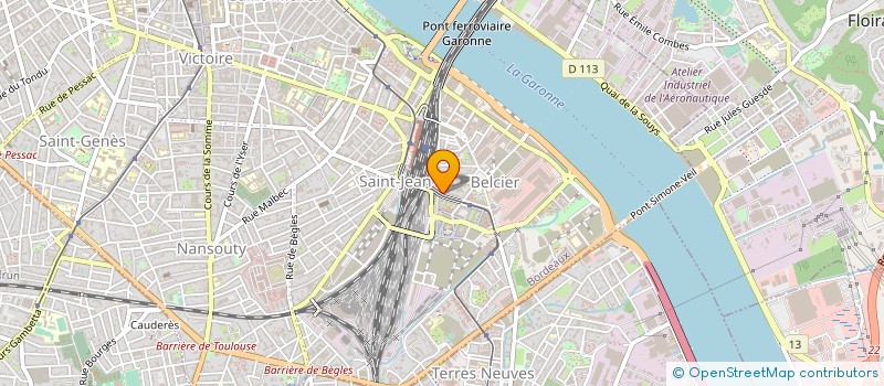 localisation de l'entreprise ASS CENTRE REGIONAL AQUITAIN DE FORMATION DE TAXIS à BORDEAUX