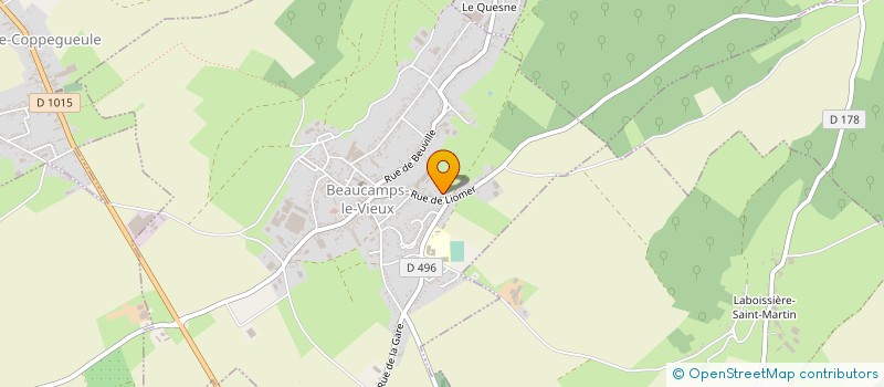 localisation de l'entreprise ASS CENTRE SOCIAL à BEAUCAMPS-LE-VIEUX