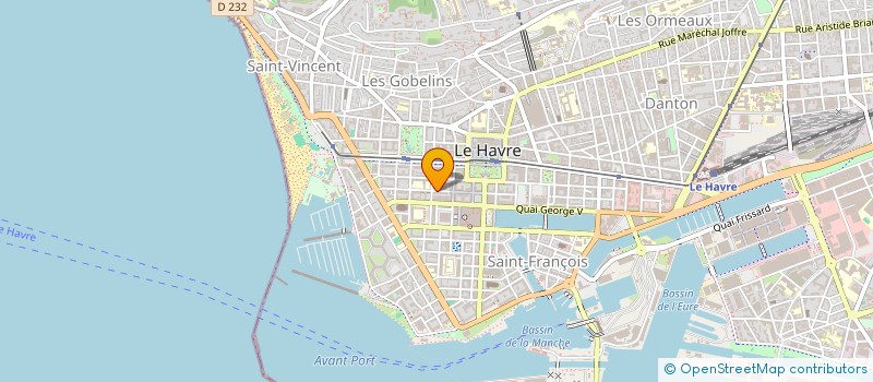 localisation de l'entreprise ASS  CENTRE SOCIAL DU PERREY ST JOSEPH à LE HAVRE