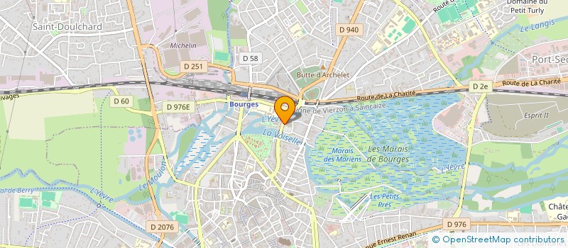 localisation de l'entreprise ASS CENTRE VACANCES BERRY TUDY  BOURGES