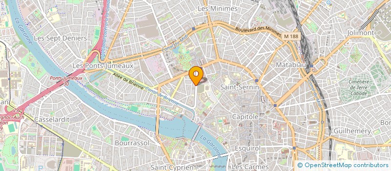 localisation de l'entreprise ASS CENTRES CULTURELS ET SPORTIFS à TOULOUSE