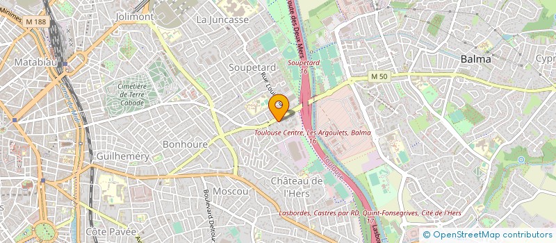 localisation de l'entreprise ASS CENTRES DE SOINS TOULOUSE ET ENVIRON à TOULOUSE