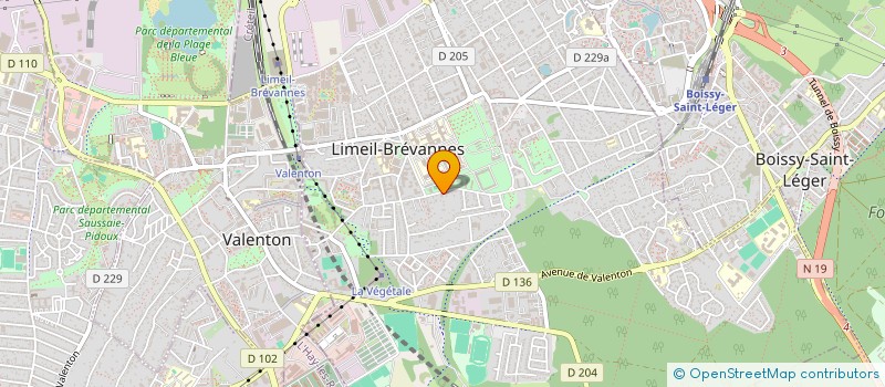 localisation de l'entreprise ASS CENTRES POUR L ENFANCE à LIMEIL-BREVANNES