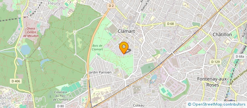 localisation de l'entreprise ASS CEPAE CENTRE EUROPEEN DE PARTENARIA à CLAMART