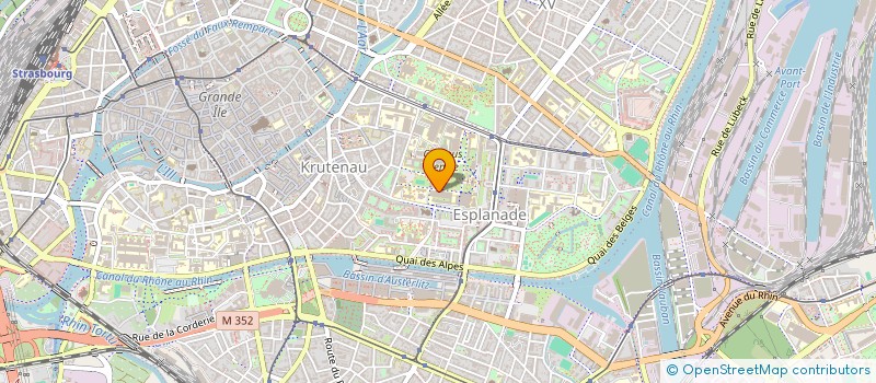 localisation de l'entreprise ASS CERCLE ANGLAIS ET NORD AMERICAIN à STRASBOURG
