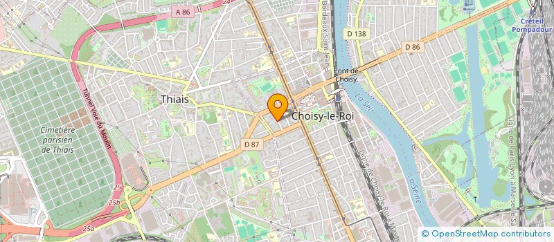 localisation de l'entreprise ASS  CERCLE CATHOLIQUE ST LOUIS à CHOISY-LE-ROI