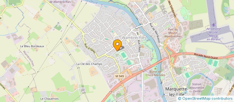 localisation de l'entreprise ASS CERCLE CYNOPHILE FLANDRES à WAMBRECHIES