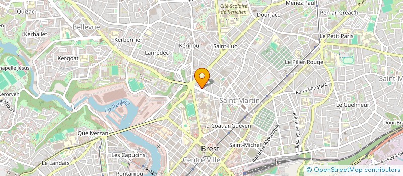 localisation de l'entreprise ASS CERCLE DES ETUDIANTS à BREST