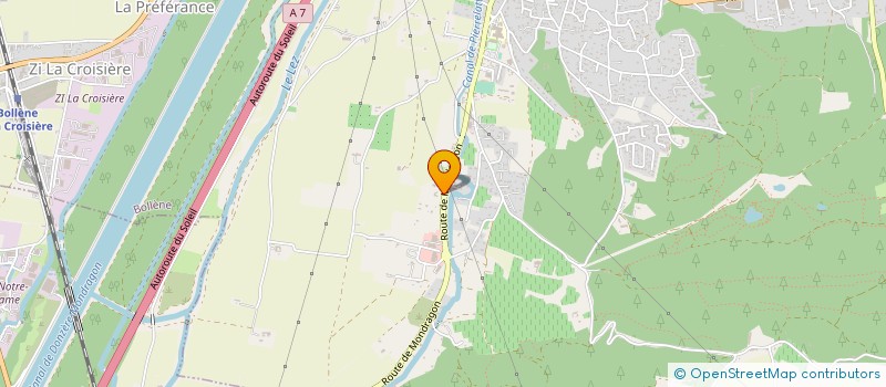 localisation de l'entreprise ASS CERCLE DES NAGEURS PORTE DE PROVENCE à BOLLENE