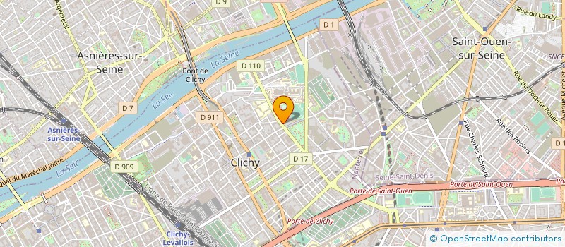 localisation de l'entreprise ASS CERCLE DU LANDY à CLICHY