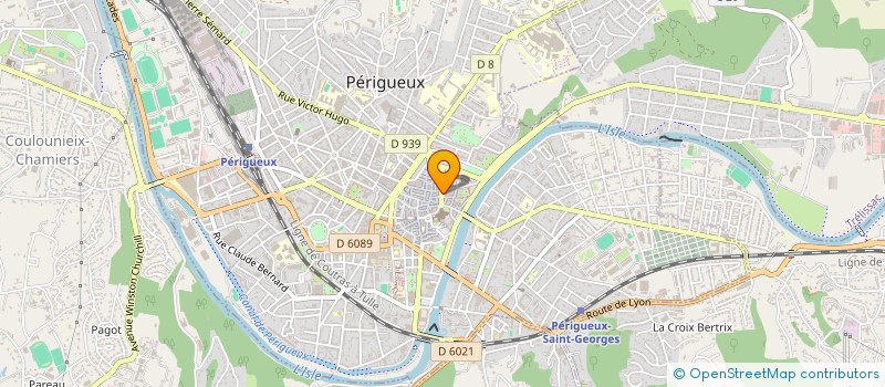 localisation de l'entreprise ASS  CERCLE PHILOSO CULT L ORIENT DE PX  PERIGUEUX