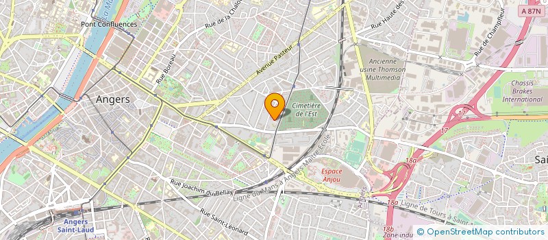 localisation de l'entreprise ASS CERCLE SOURIRE AUTOMNE GRAND PIGEON  ANGERS