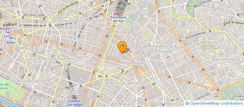 localisation de l'entreprise ASS CERIAM REALISATIONS AUDIO à PARIS