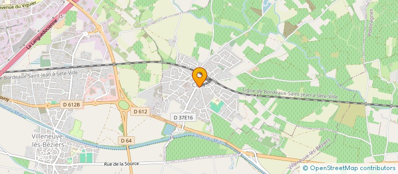 localisation de l'entreprise ASS CERSOISE DE BILLARD A C B à CERS