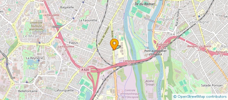 localisation de l'entreprise ASS  CET GALLIENI  TOULOUSE