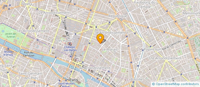 localisation de l'entreprise ASS CFS FORMATION à PARIS