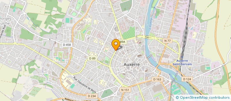localisation de l'entreprise ASS CG JUNG DE BOURGOGNE à AUXERRE