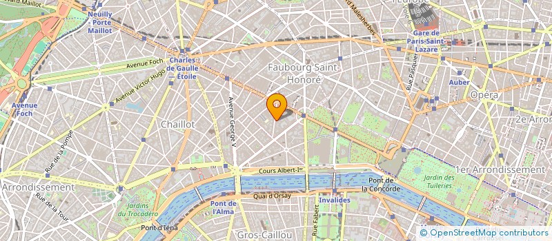 localisation de l'entreprise ASS  CHAINE VERTE  PARIS