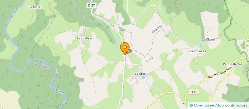 localisation de l'entreprise ASS CHALET DU MEZENC à LES ESTABLES