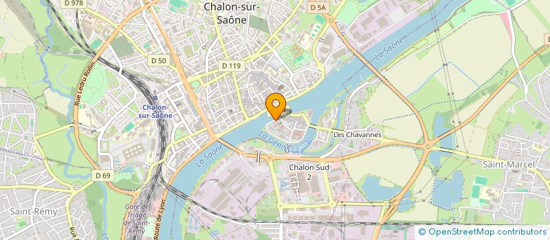 localisation de l'entreprise ASS CHALON ANESTHESISTES REANIMATEURS  CHALON-SUR-SAONE