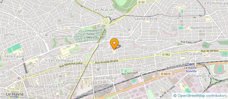 localisation de l'entreprise ASS  CHAM SYND CHAUFFAGE DU HAVRE à LE HAVRE