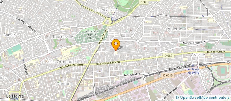 localisation de l'entreprise ASS  CHAM SYND MARB GRAN PIER DU HAVRE à LE HAVRE