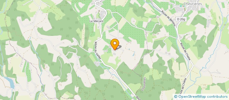 localisation de l'entreprise ASS CHAMBARAN CREATION  SAINT-APPOLINARD