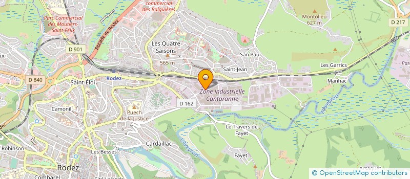 localisation de l'entreprise ASS CHAMBRE DES METIERS  ONET-LE-CHATEAU