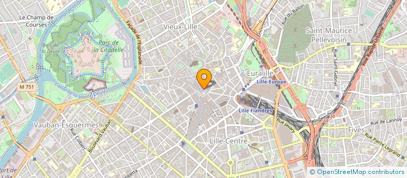 localisation de l'entreprise ASS  CHAMBRE PROF AGENTS COMMERCIAUX  LILLE