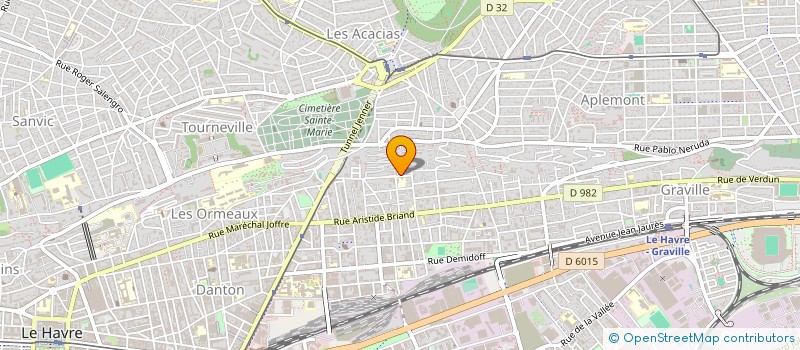 localisation de l'entreprise ASS  CHAMBRE SYND SERRURERIE DU HAVRE  LE HAVRE