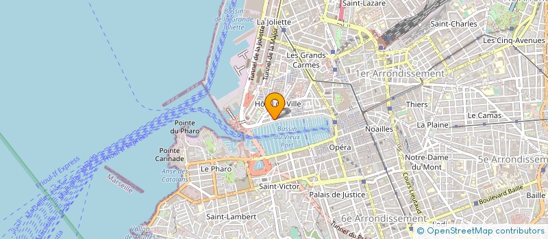 localisation de l'entreprise ASS CHAMBRE SYNDICALE PECHEURS PROFESS à MARSEILLE