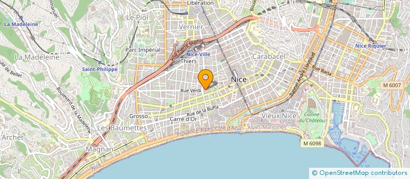 localisation de l'entreprise ASS CHAMBRE SYNDICALE PHARMACIENS DES AM à NICE