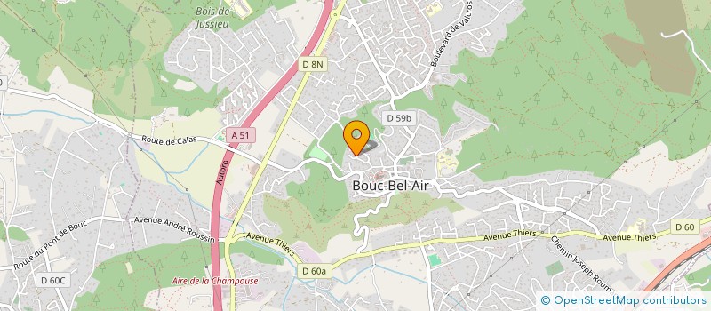 localisation de l'entreprise ASS CHANSON ET POESIE à BOUC-BEL-AIR