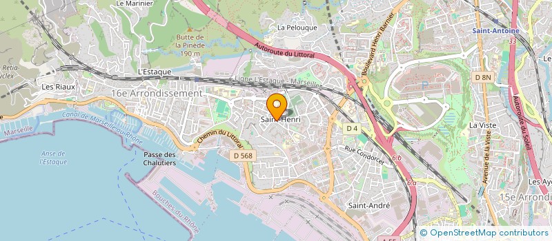 localisation de l'entreprise ASS CHANT PRODUCTION ELECTROACOUSTIQUE à MARSEILLE