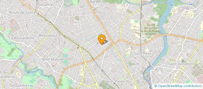 localisation de l'entreprise ASS CHANTIERS ECOLES METIERS BATIMENT à NANTES