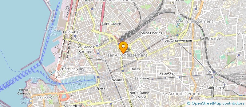 localisation de l'entreprise ASS CHANTIERS VOLONTAIRES BENEVOLES PACA à MARSEILLE