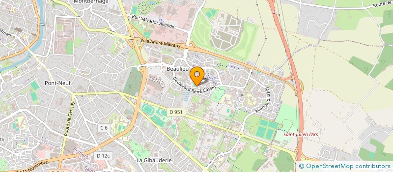 localisation de l'entreprise ASS CHANTONS LIBERTE à POITIERS