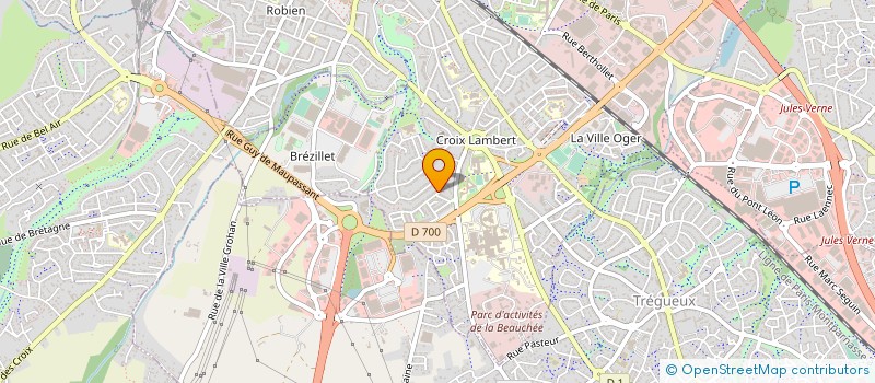 localisation de l'entreprise ASS CHAOTIQUE ASSAUT à SAINT-BRIEUC