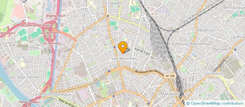 localisation de l'entreprise ASS CHAPEAU DE ZINC ET BOTTE DE CUIVRE à TOULOUSE