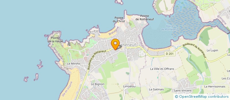 localisation de l'entreprise ASS CHAR BALLYMENA AMIS MUSEE BLINDES  SAINT-MALO