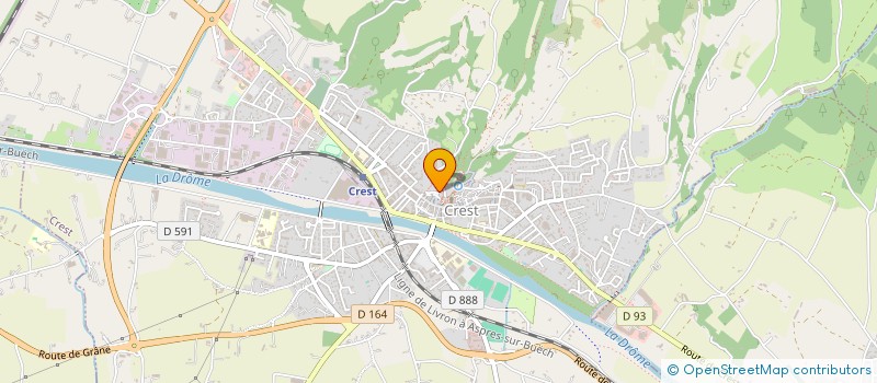 localisation de l'entreprise ASS CHARCUTERIE PLOMBERIE MALAGAR à CREST