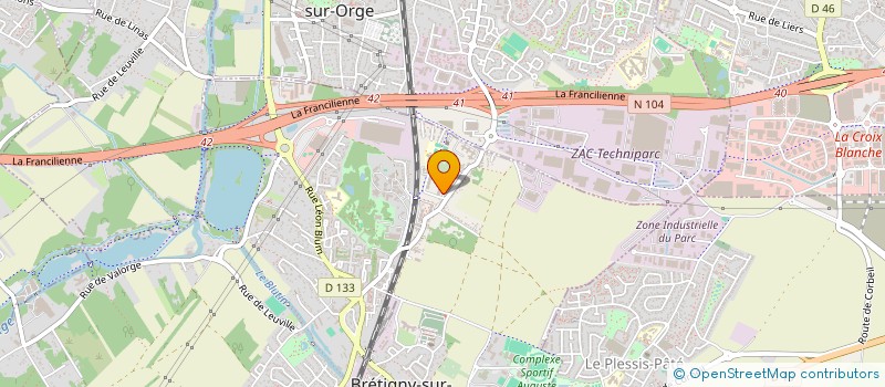 localisation de l'entreprise ASS CHARLES PEGUY à BRETIGNY-SUR-ORGE