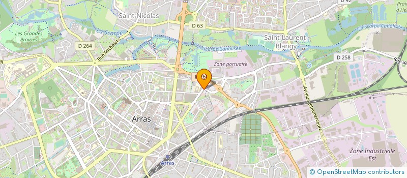 localisation de l'entreprise ASS CHARLOTTE ET MARINE à ARRAS