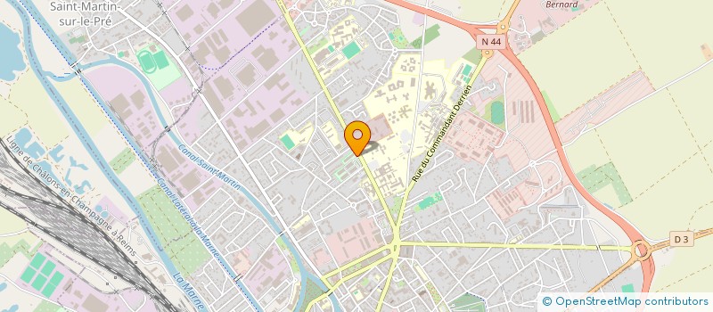 localisation de l'entreprise ASS CHARTE D'AMITIE CHALONS RAZGRAD  CHALONS-EN-CHAMPAGNE