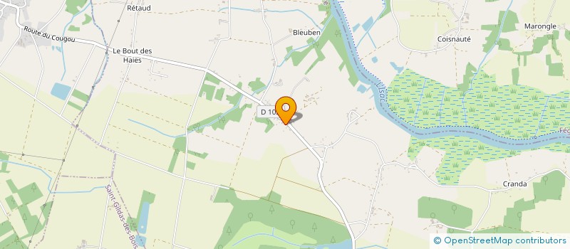 localisation de l'entreprise ASS CHASSEURS PROPRIET COUGOU  GUENROUET