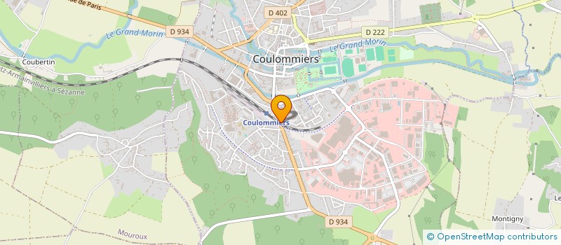 localisation de l'entreprise ASS  CHATEAU DE VILLERS  COULOMMIERS