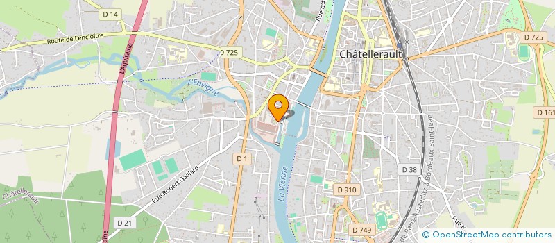 localisation de l'entreprise ASS CHATELLERAUDAISE INTERNET à CHATELLERAULT