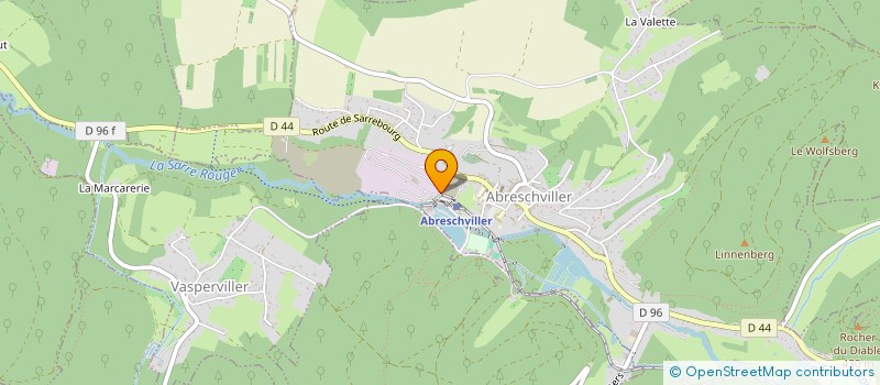 localisation de l'entreprise ASS CHEMIN DE FER FORESTIER  ABRESCHVILLER