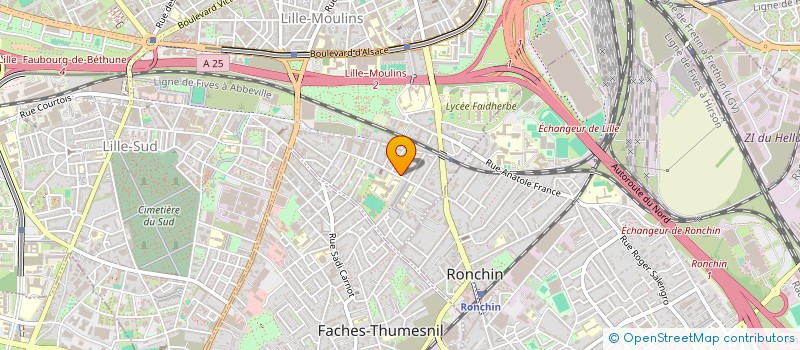 localisation de l'entreprise ASS CHEMINOT ANCIEN PRISONNIER à LILLE