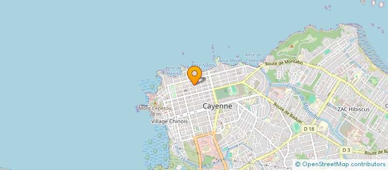 localisation de l'entreprise ASS CHINOISE JIAM ZHE HU à CAYENNE